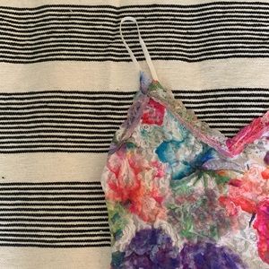 New without tags Beautiful floral lace cami tank